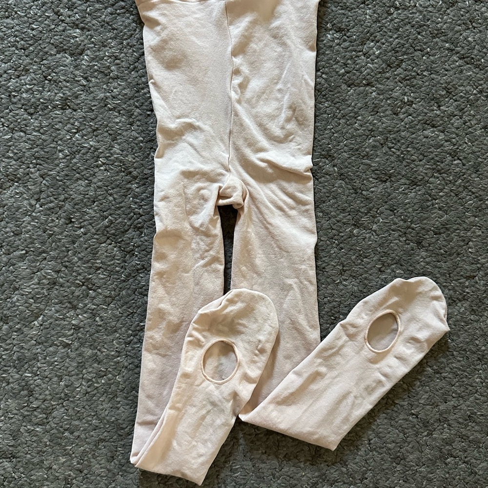 Theatricals Convertible Tights Child Ballet Pink - Picture 5 of 6